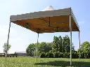 Vouwtent 3x3 Solid 50 met strak pvc dakzeil