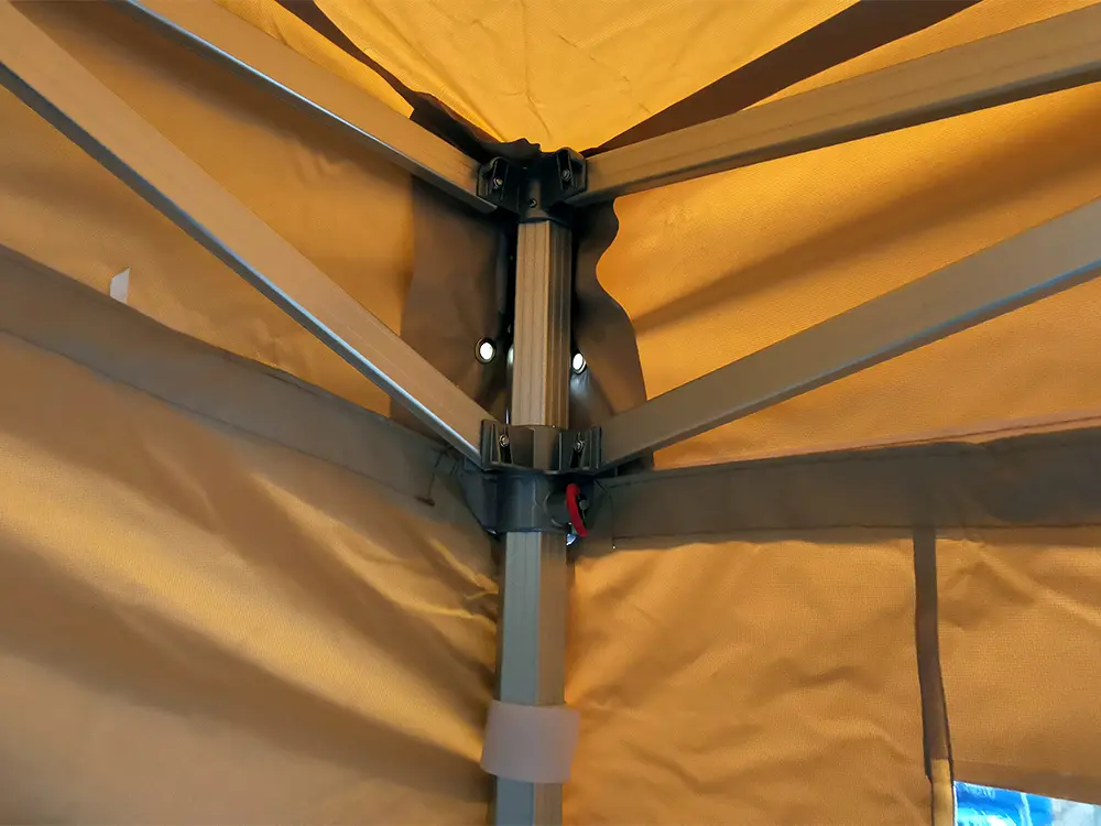 Vouwtent 2,5x2,7 m met aluminium constructie Ø 50 mm