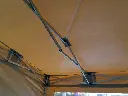 Vouwtent Solid 50 met pvc verstevigingen binnenin