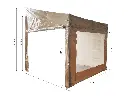 Afmetingen geveltent 2,5x2,7 m