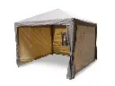 Partytent 3x3 m polyester taupe/beige