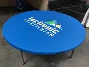 Bedrukte topcover ronde tafel 180 cm