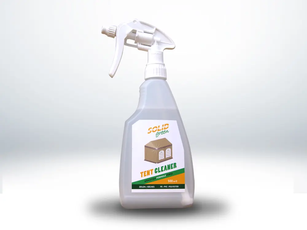 Solid Green tent cleaner 