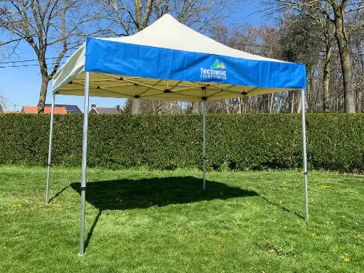 Bedrukte afneembare banner vouwtent