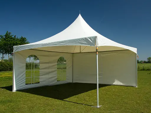 Pagodetent 5x5 m pro pvc v2 - Zijwandenpakket