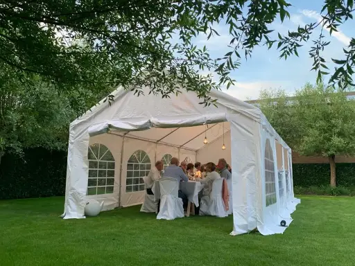 Partytent 5x10 m pvc pro 50 