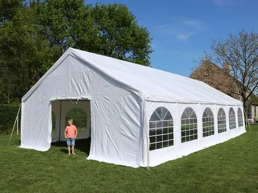 Partytent 6x12 m pvc pro