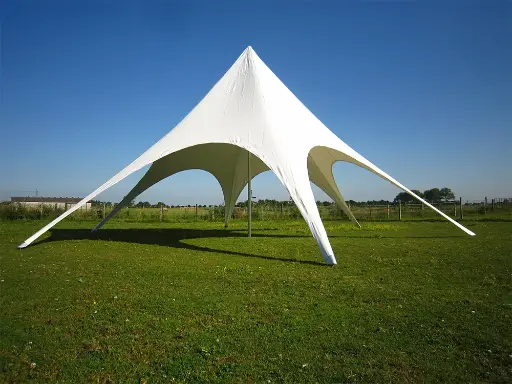 Stertent 12 m pvc (wit)